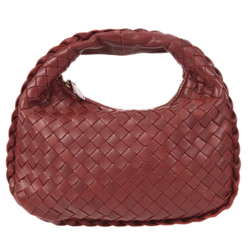 Bottega Veneta Intrecciato Hobo Handbag Red 47288