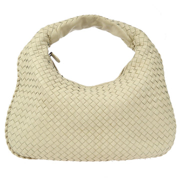 Bottega Veneta Intrecciato Hobo Handbag Ivory 48761