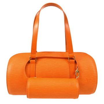 LOUIS VUITTON SOUFFLOT HANDBAG MANDARIN EPI M5222H 48557