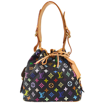 LOUIS VUITTON PETITE NOE DRAWSTRING SHOULDER BAG MONOGRAM MULTI M42230 48847