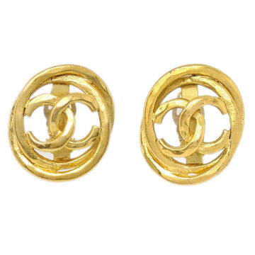 CHANEL Earrings Gold Clip-On 28 57958