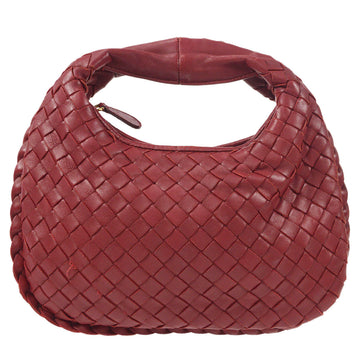 Bottega Veneta Intrecciato Hobo Mini Handbag Bordeaux 76456