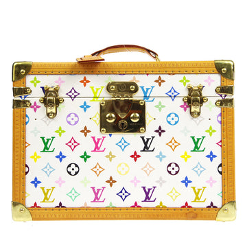 LOUIS VUITTON Alzer 80 Multicolor Monogram Suitcase Travel Bag Black