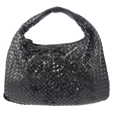 Bottega Veneta Intrecciato Hobo Handbag Black 66577