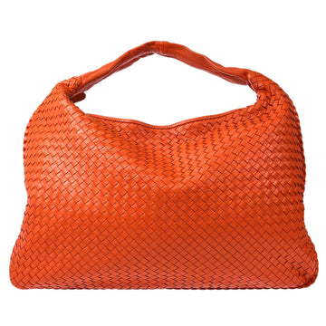 Bottega Veneta Intrecciato Hobo Handbag Red 49002