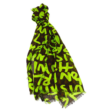 LOUIS VUITTON Scarf MONOGRAM GRAFFITI M72387 87190