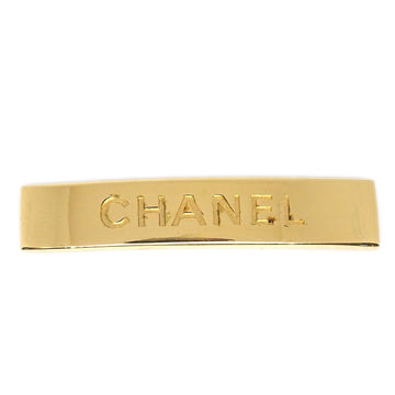 CHANEL 1999 Hair Clip Barrette Gold 99P 76857