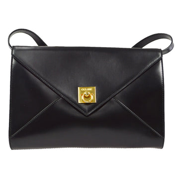 CELINE Shoulder Bag Black 76933