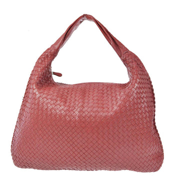 BOTTEGA VENETA Intrecciato Hobo Handbag Bordeaux 87421