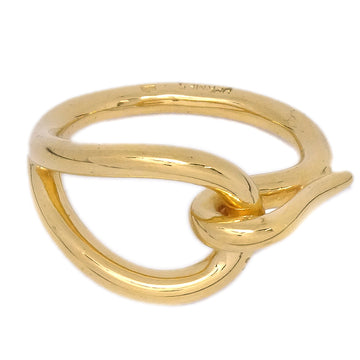 HERMES Jumbo Scarf Ring Gold 87970