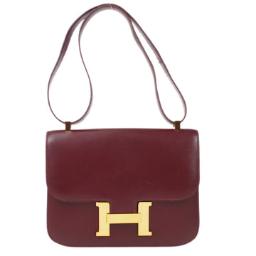 HERMES 1985 Constance 23 Rouge H Box Calf 87865