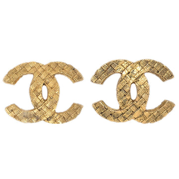 CHANEL Earrings Clip-On Gold 2913 88056