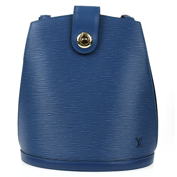 LOUIS VUITTON Speedy Bandouliere 25 Hand Bag Epi Leather Denim Blue M51280