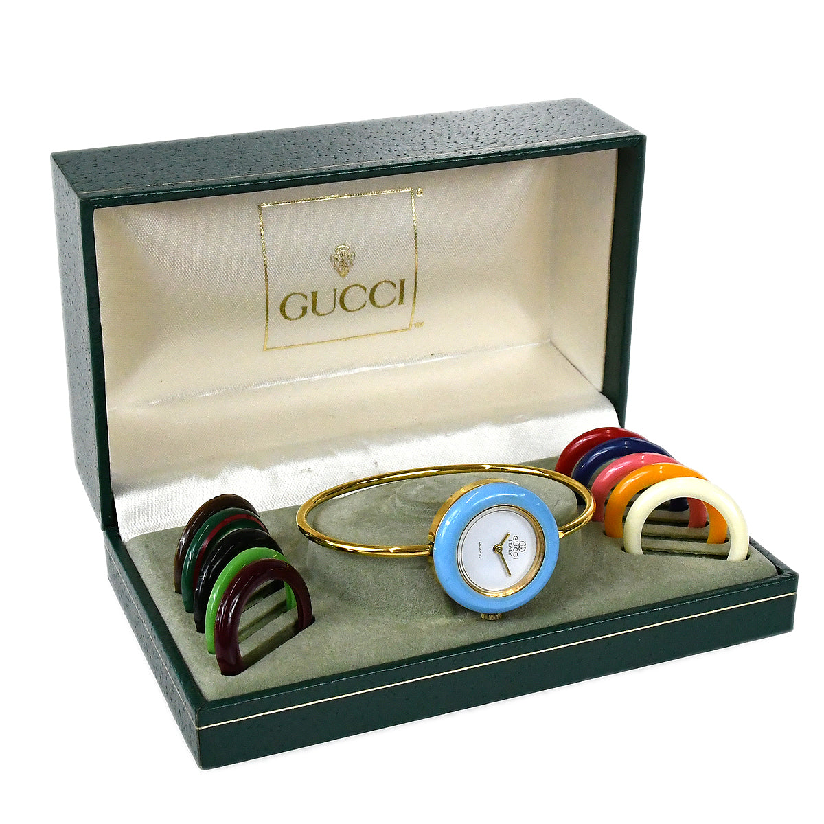 Gucci watch on sale with changing bezel