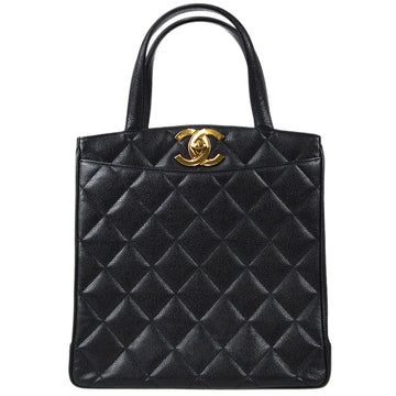 CHANEL Tote Handbag Black Caviar 68004