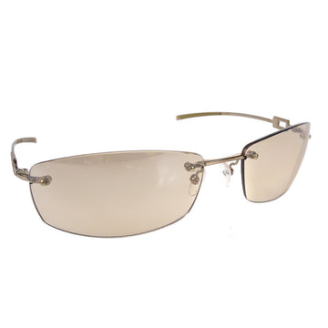 GUCCI Sunglasses Eyewear Brown Rhinestone Small Good 68037