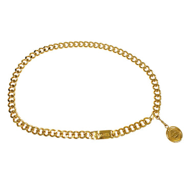 CHANEL Medallion Gold Chain Belt 78671