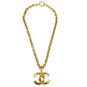 CHANEL Gold Chain Pendant Necklace 94A 68062