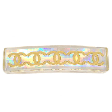 CHANEL Hair Clip Barrette Clear 97A 78684