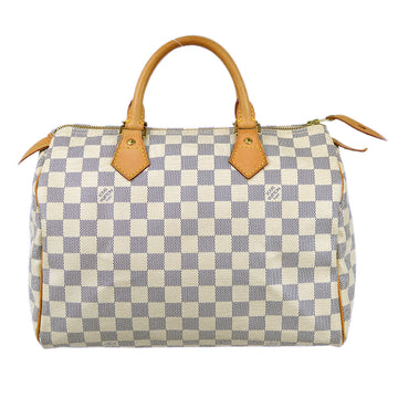 LOUIS VUITTON Speedy 30 Handbag Damier Azur N41533 78786