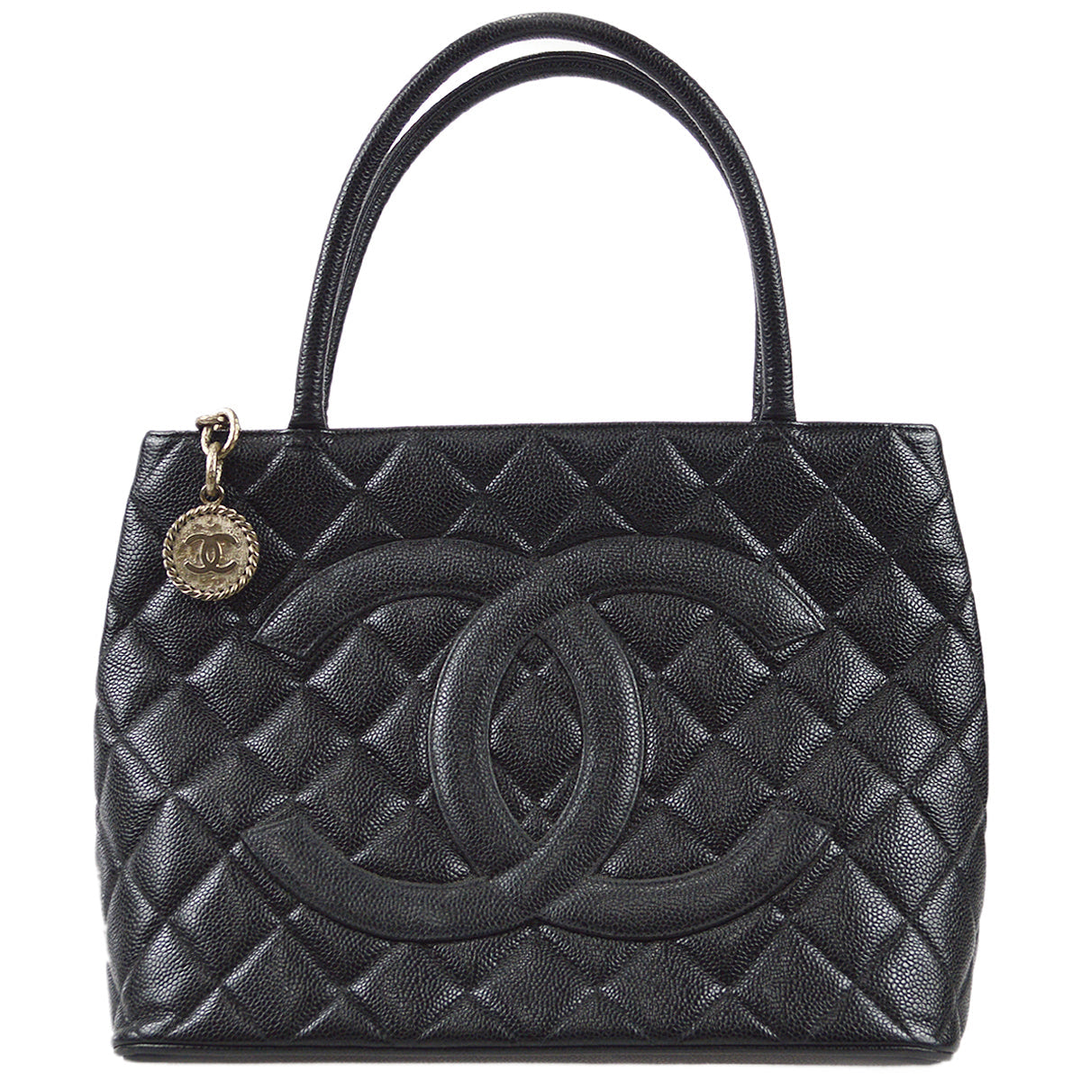 Chanel black discount and white purse