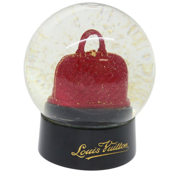 LOUIS VUITTON Snow Globe Alma VIP Limited Clear Red LV Auth 20343