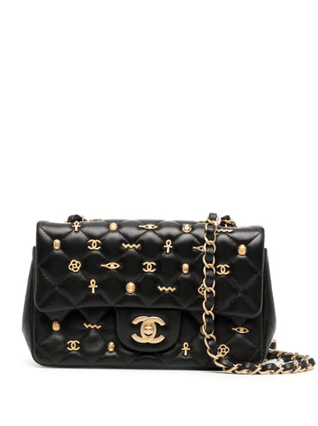 CHANEL 2019 Classic Mini Flap Egyptian Amulet