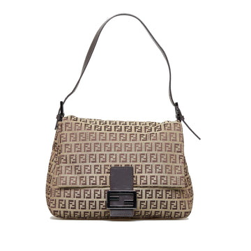 FENDI Zucchino Mamma Forever Shoulder Bag