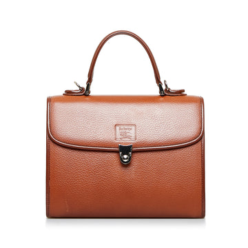 BURBERRY Leather Satchel