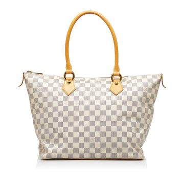 LOUIS VUITTON Damier Azur Saleya PM Handbag