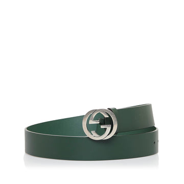 GUCCI Interlocking G Leather Belt