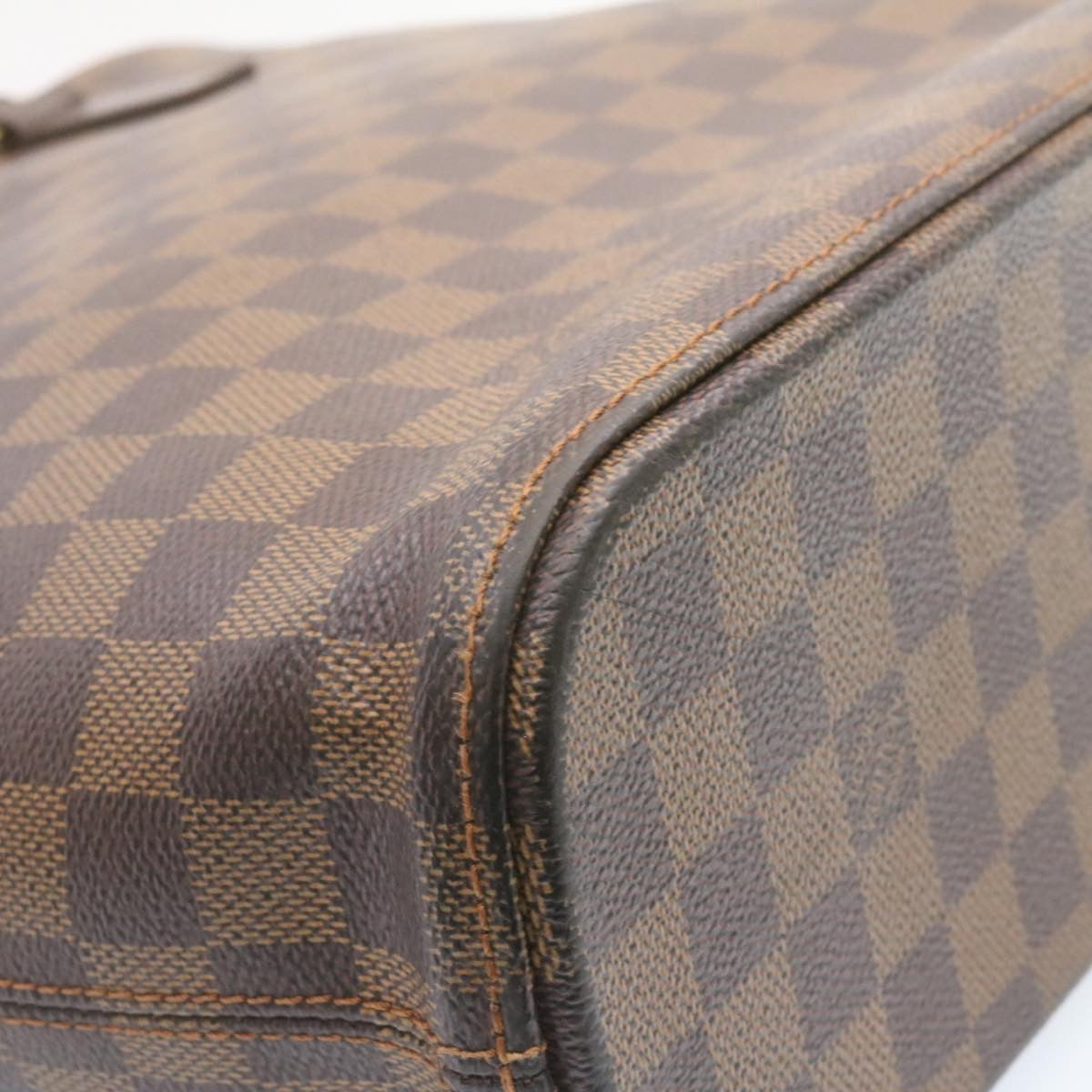 LOUIS VUITTON Damier Ebene Vavin GM Tote Bag SPO N51169 LV Auth