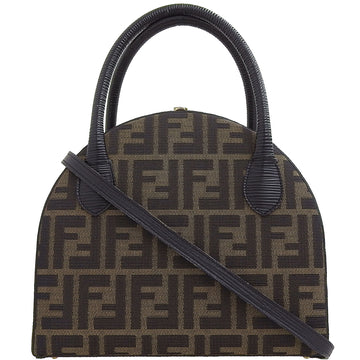 FENDI Ff Pattern 2Way Bag Black