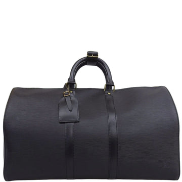 LOUIS VUITTON 1999 Made Epi Keepall 50 Black