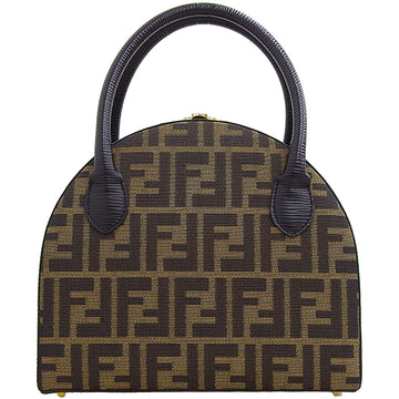 FENDI Ff Pattern Top Handle Bag Brown