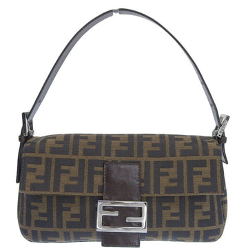 FENDI Ff Zucca Pattern Mamma Baguette Brown