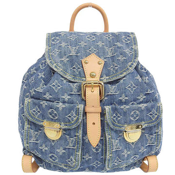 LOUIS VUITTON 2006 Made Denim Sac A Dos Gm Indigo