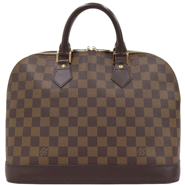 LOUIS VUITTON 2005 Made Canvas Damier Alma Brown