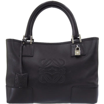 LOEWE Amazona Fusta Top Handle Bag Black