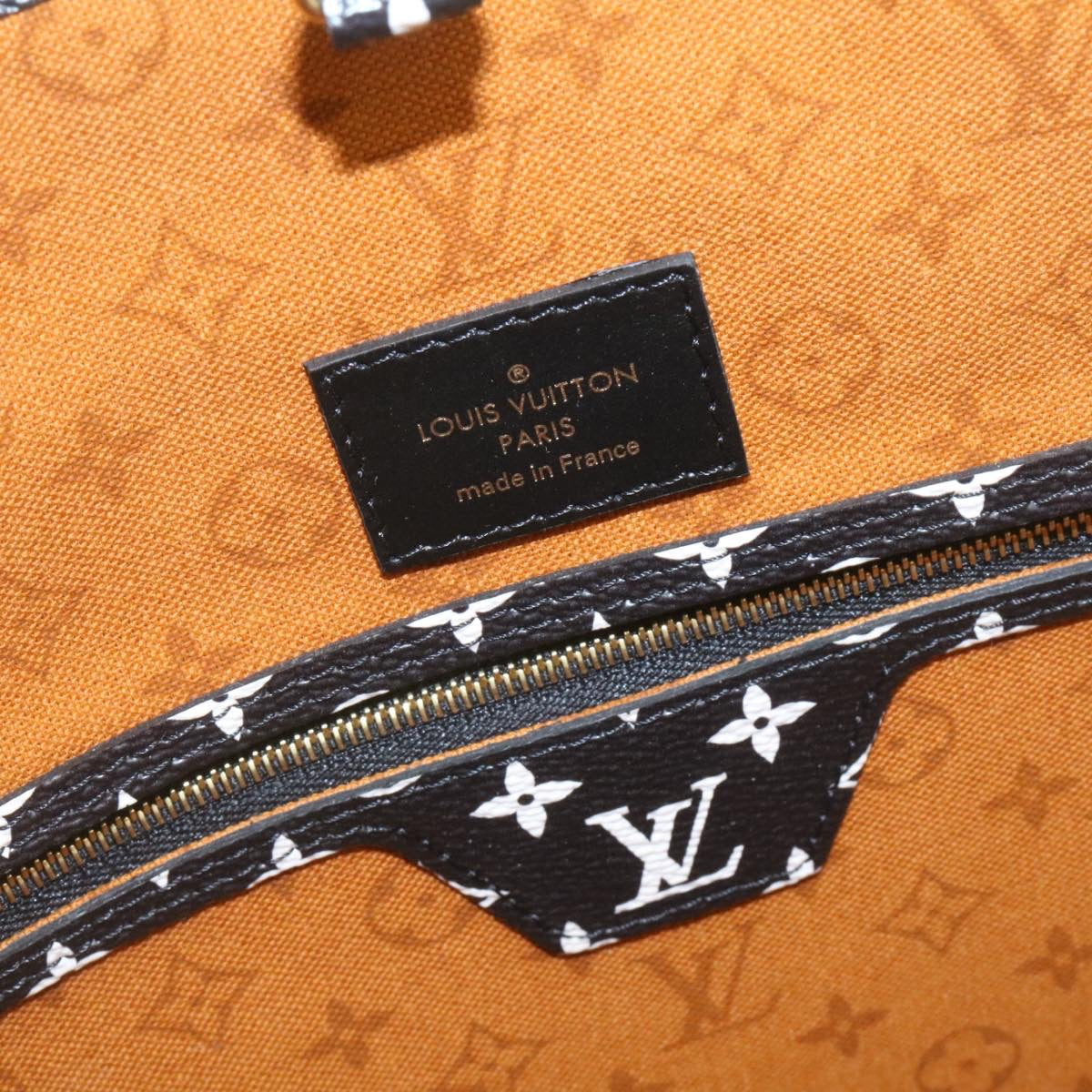 Totes Louis Vuitton Louis Vuitton Monogram Giant Neverfull mm Tote Bag Caramel M56584 LV Auth 24446A