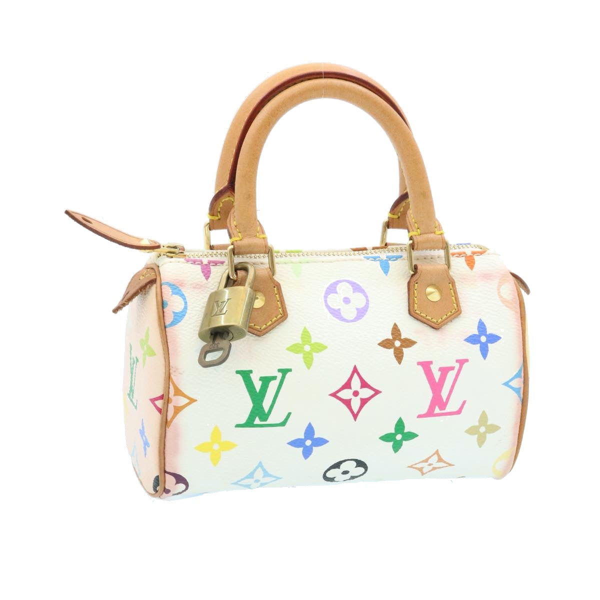 Louis vuitton best sale white colorful purse