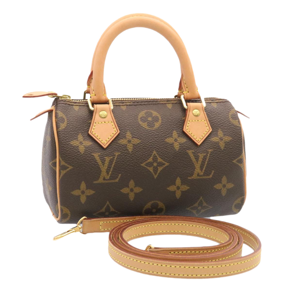 LOUIS VUITTON Monogram Mini Speedy Hand Bag M41534 LV Auth 26741A