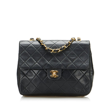 Chanel Mini Classic Lambskin Square Flap Shoulder Bag