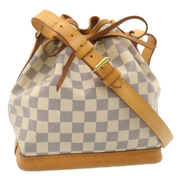 LOUIS VUITTON Damier Azur Noe Shoulder Bag N42222 LV Auth 19982