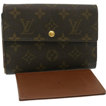 LOUIS VUITTON Monogram Porte Tresor Etui Papie Wallet M61202 LV Auth 29267