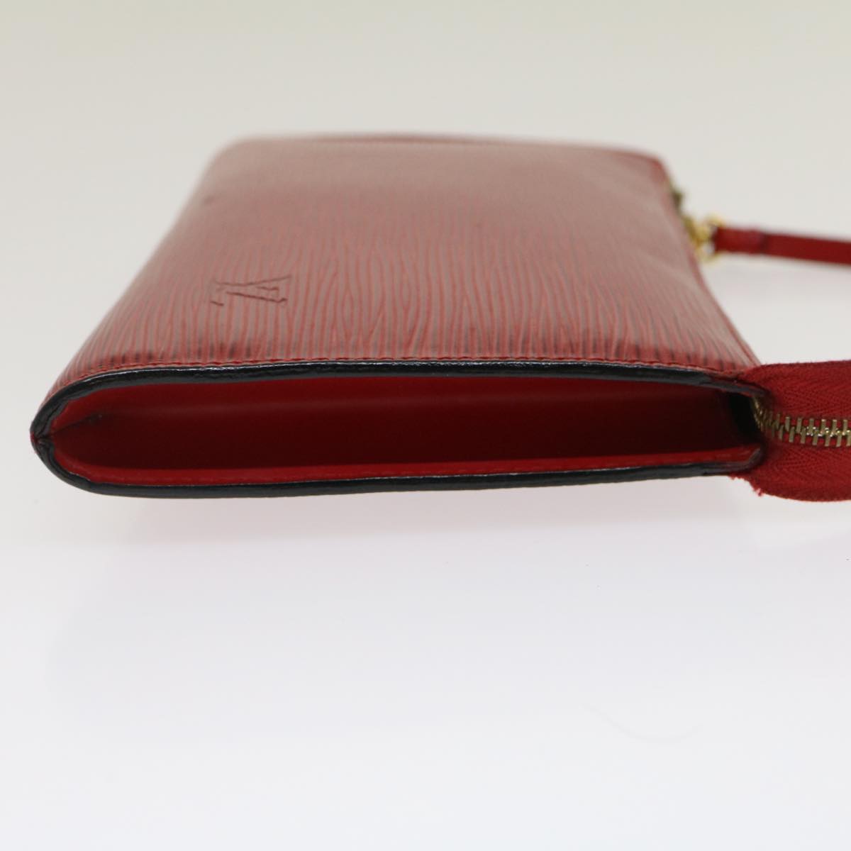 LOUIS VUITTON Epi Pochette Accessoires Pouch Red M95804 LV Auth 29967