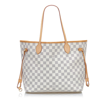 Louis Vuitton Damier Azur Neverfull MM Tote Bag