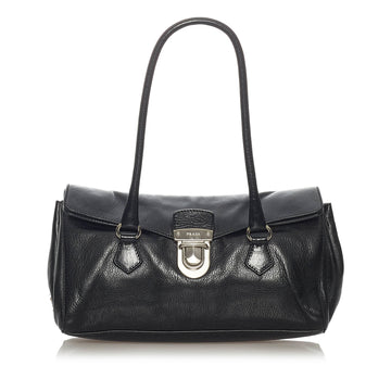 Prada Easy Leather Shoulder Bag