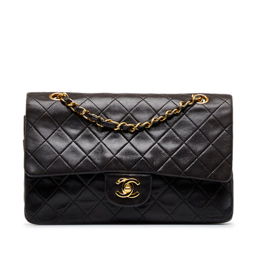 CHANEL Medium Classic Lambskin Double Flap Shoulder Bag