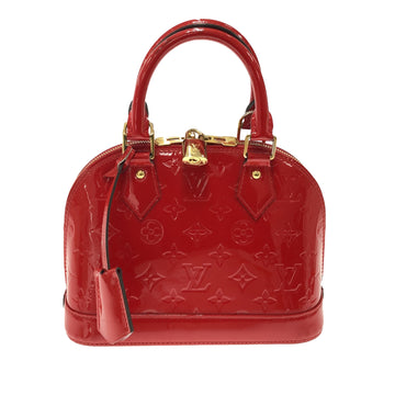 LOUIS VUITTON Monogram Vernis Alma BB Satchel